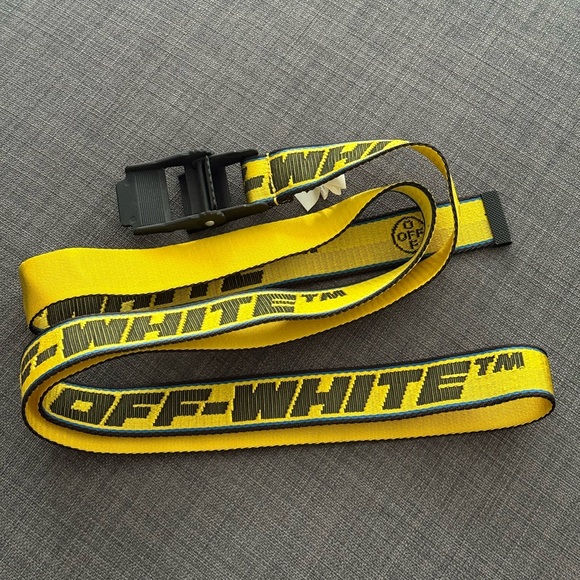 Off-White Yellow Industrial Belt - Picture 2 of 7